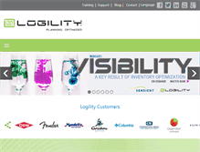 Tablet Screenshot of logility.com